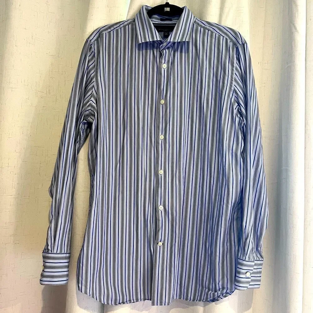 Banana Republic Slim Fit Button Down Shirt Size Large